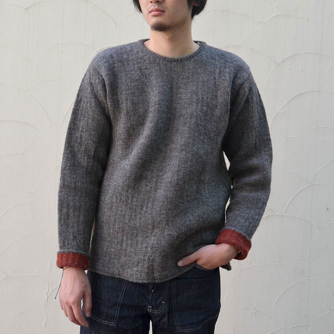 TENDER Co.(e_[) PULL OVER KNIT -BROWN- #760(1)