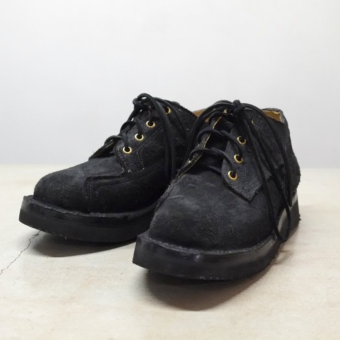 GRIZZLY BOOTS(グリズリー ブーツ) Lineman Oxford -BLACK ROUGH OUT-【別注】(1)