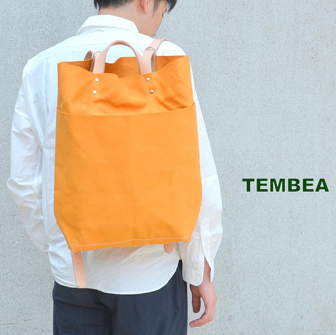 TEMBEA(exA) NEW SCHOOL BAG(CANVAS#6) -MUSTARD-(1)