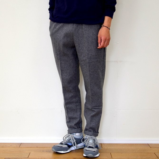 FLISTFIA(フリストフィア)/Relaxed Trousers -CHARCOAL GRAY- #RT01016