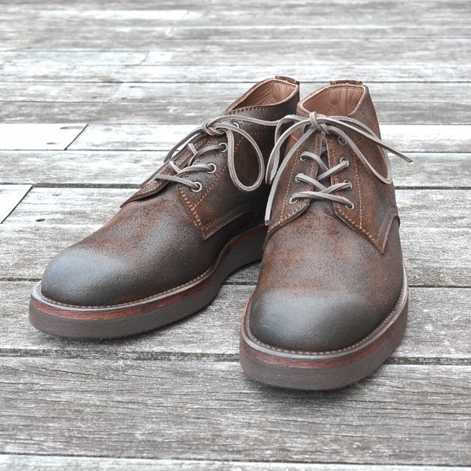 別注】 MOTO(モト)/ 5 inches Lace-Up Boots(Velours) -BROWN- #16361