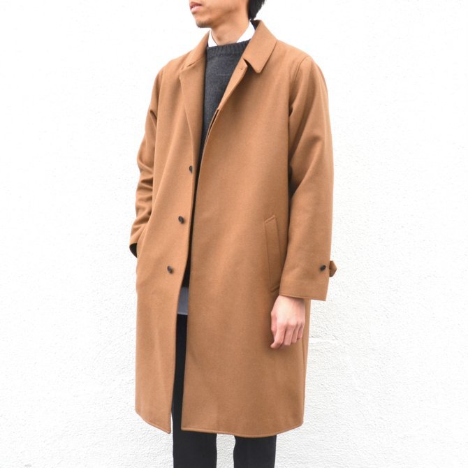 16 AW】 semoh(セモー)/ ウールカシミヤメルトンコート -CAMEL- #10021 ...