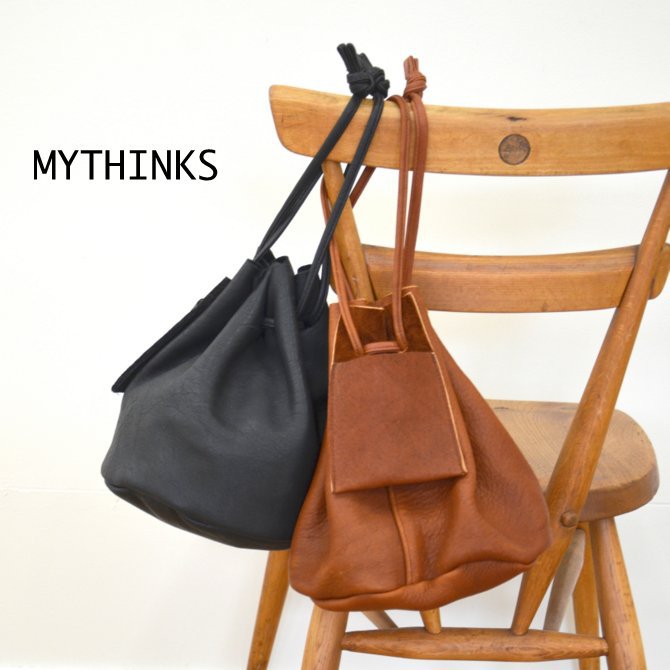 mythinks マイシンクス レザーバッグ 巾着 | csfoundations.com