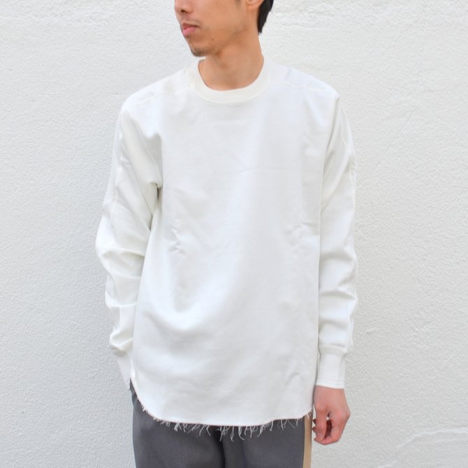 【40% off sale】LOWLOOM(ロールーム)/ カットオフ L/S カットソー -WHITE- #1580-lw-5102-31(1)