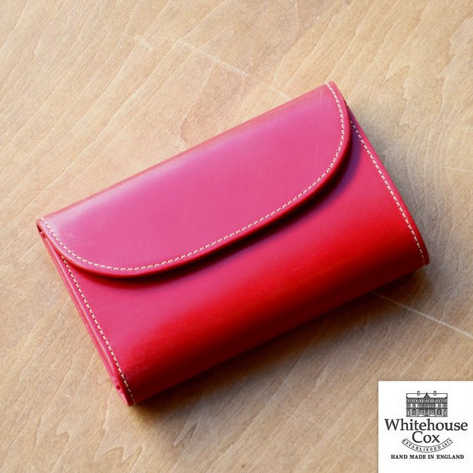 Whitehouse Cox (zCgnEXRbNX)  3FOLD WALLET BRIDLE S7660 -RED-(1)