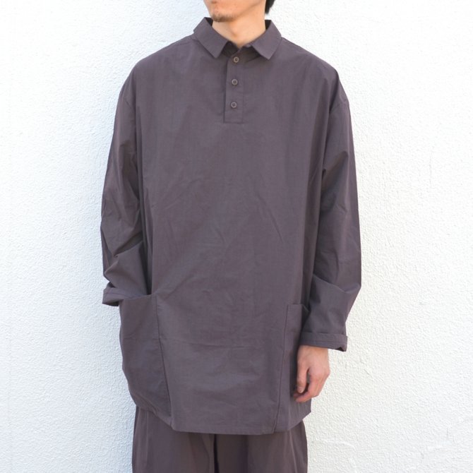 toogood(gD[Obh) / THE APPLEPICER TOP COTTON PERCALE SHIRT -SLATE-(1)