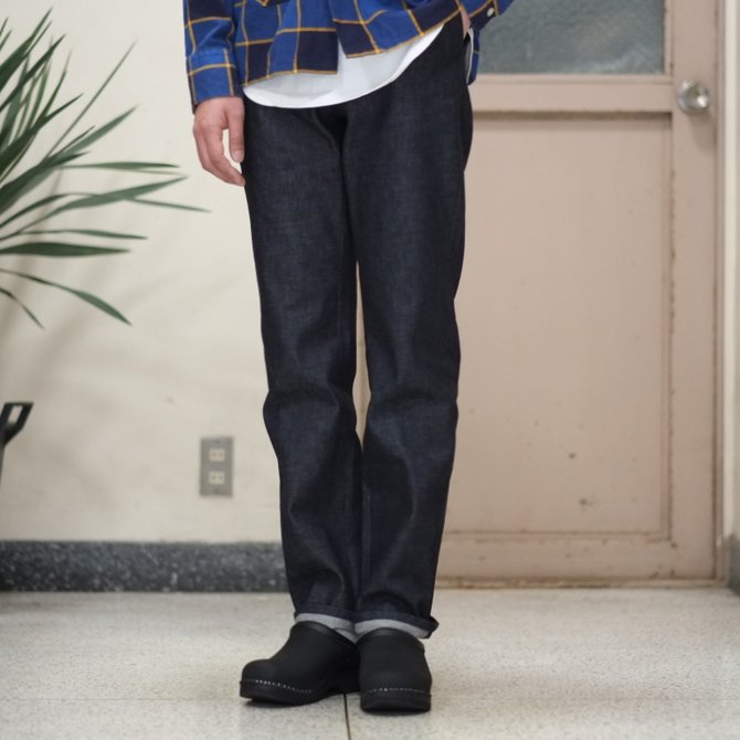 【2017 SS】7 × 7 / seven by seven ( セブン バイ セブン ) DENIM TROUSERS - INDIGO - #SS2017-DTR(1)
