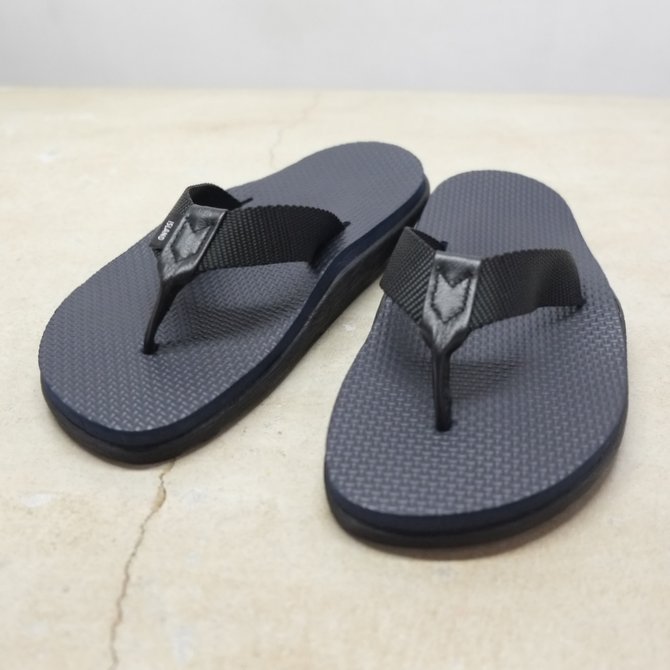 ISLAND SLIPPER (アイランドスリッパー) Men's Thong -BLACK-(1)