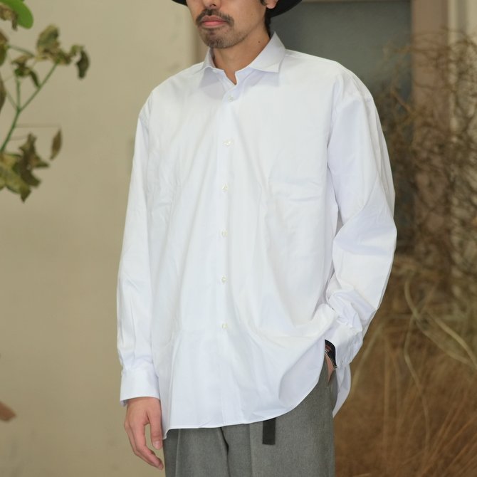 【2018 SS】INDIVIDUALIZED SHIRTS(インディビジュアライズドシャツ)/BIG Shirt -WHITE- IS1812043(1)