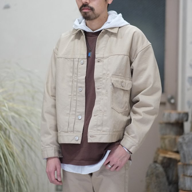 【30% off SALE】【2018 SS】7 × 7 / seven by seven ( セブン バイ セブン ) 1ST KATSURAGI JACKET -BEIGE- #SBSS18KJK(1)