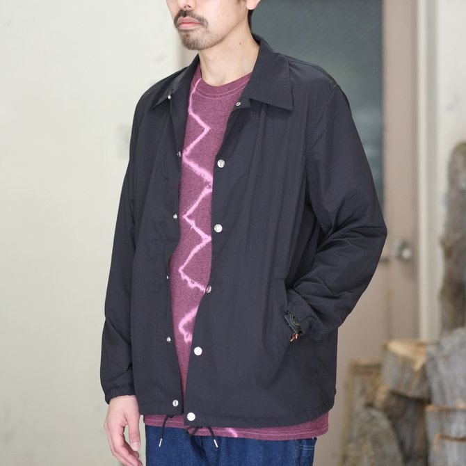 【30% off SALE】【2018 SS】7 × 7 / seven by seven ( セブン バイ セブン ) COACH JACKET -BLACK- #SBSS18CJK(1)