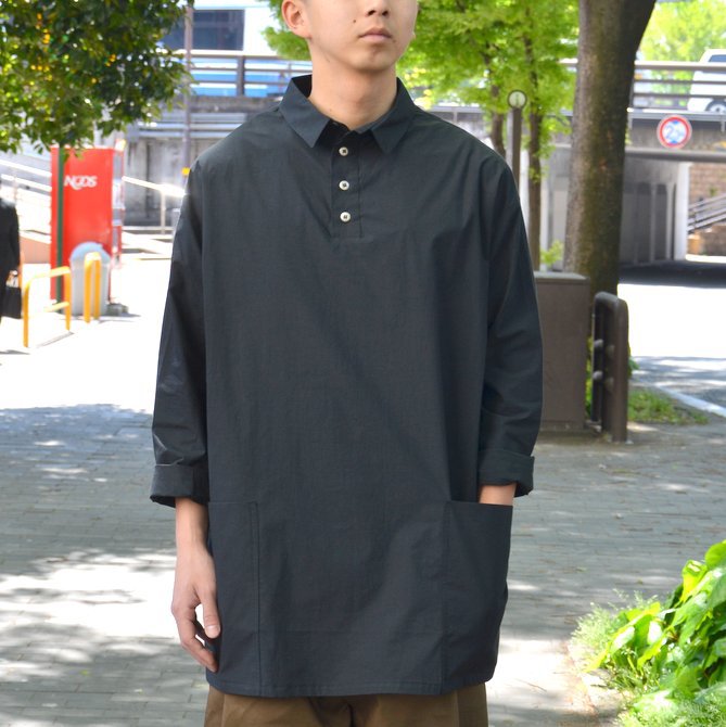 toogood(トゥーグッド) / THE APPLEPICER TOP COTTON PERCALE SHIRT -COAL- #THEAPPEPICKER2(1)