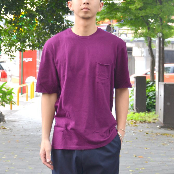 【40% OFF SALE】FLISTFIA(フリストフィア) / Relaxed T-shirts -Dark Burgundy- #TR01016(1)