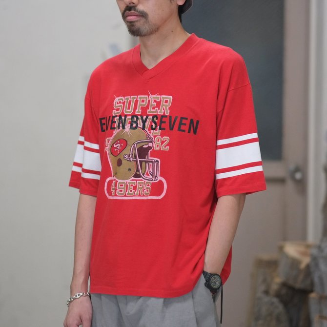 【2018 SS】7 × 7 / seven by seven ( セブン バイ セブン ) REWORK LOGO T-SHIRT -ASSORT- #SBSS18RLTS(1)
