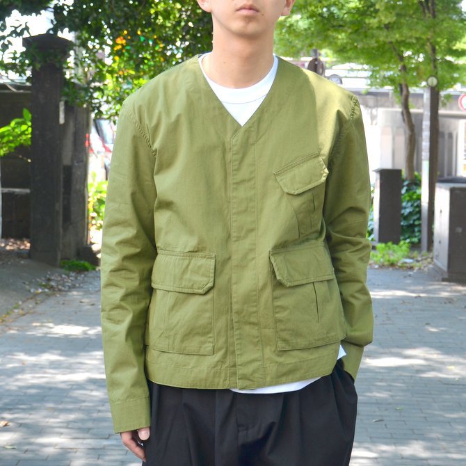 【40% OFF SALE】STUDIO NICHOLSON(スタジオニコルソン)/ MUCLUC JACKET -ARMY GREEN- #SN-301(1)