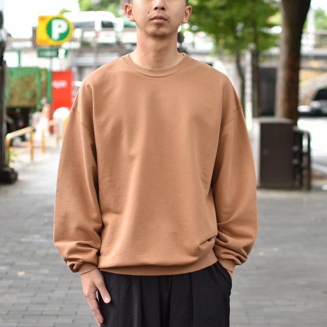 【2018 AW】 AURALEE(オーラリー)/ SUPER SOFT HEAVY SWEAT P/O -BROWN- #A8AP01GU(1)