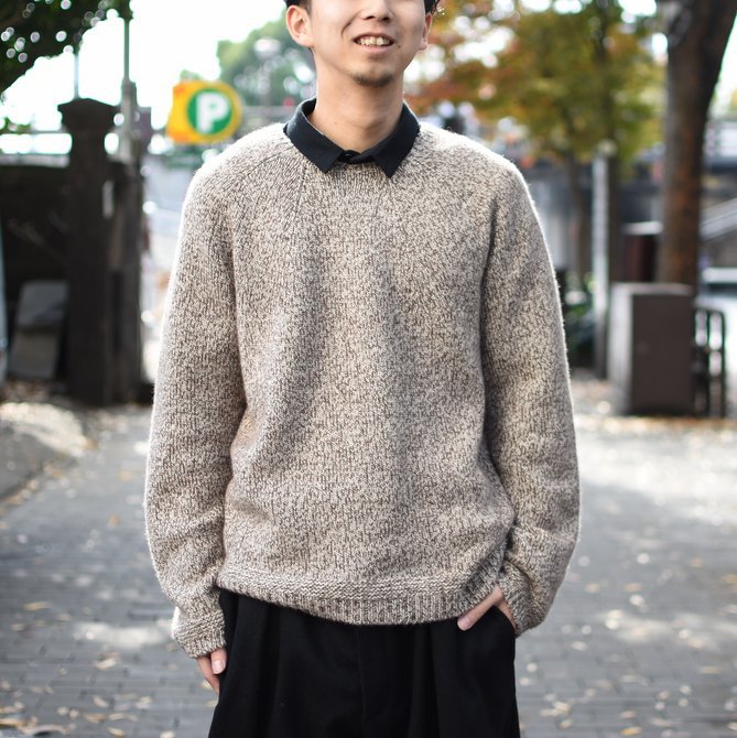 【2018 AW】 too good(トゥーグッド) / THE EXPLORER JUMPER CASHMERE KNIT -SAND- #61101210(1)