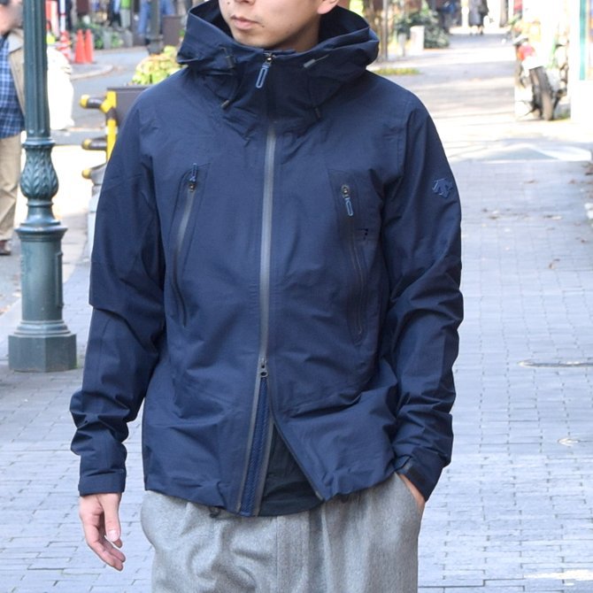 DESCENTE ALLTERRAIN(オルテライン)/ACTIVE SHELL JACKET -NAVY- #DAMMGC45(1)