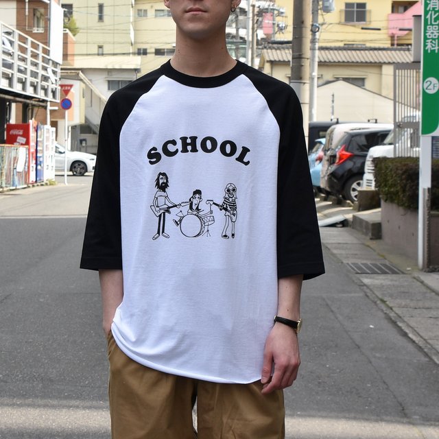 【2019 SS】 TODAY editon (トゥデイエディション) SCHOOL BASEBALL TEE-2色展開-(1)