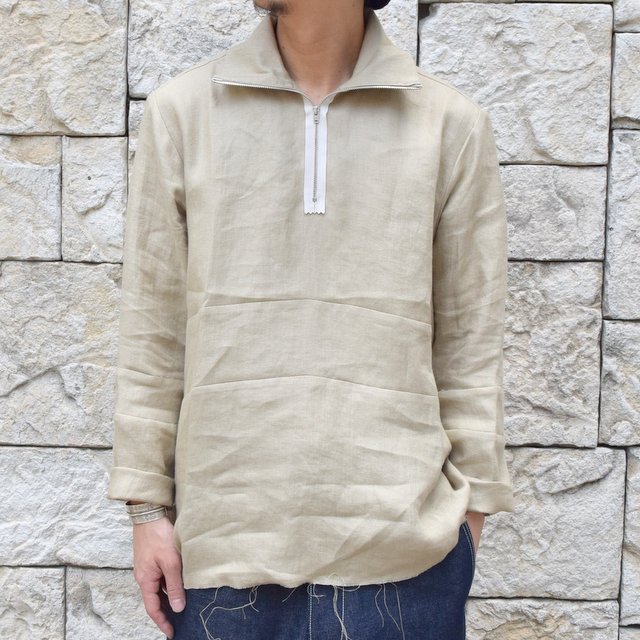 【30% off sale 】 CAMIEL FORTGENS(カミエル フォートゲンス)/POLO TRACK SHIRT -SAND-(1)