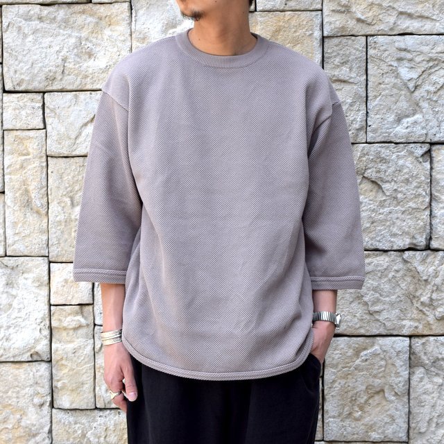 y2019 SSzcrepuscule(NvXL[) Round Knit 7 -GRAYBEIGE- #1901-005(1)
