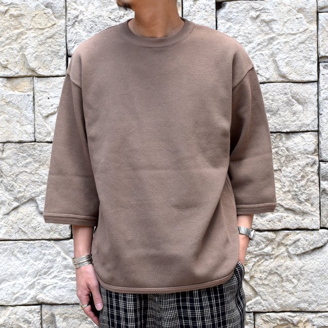 y2019 SSzcrepuscule(NvXL[) Round Knit 7 -BROWN- #1901-005(1)