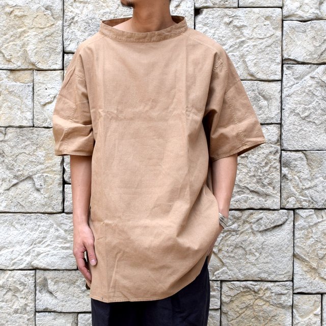【2019 SS】MITTAN(ミッタン)/ 竹プルオーバー ロング -胡桃- #SH-18C(1)