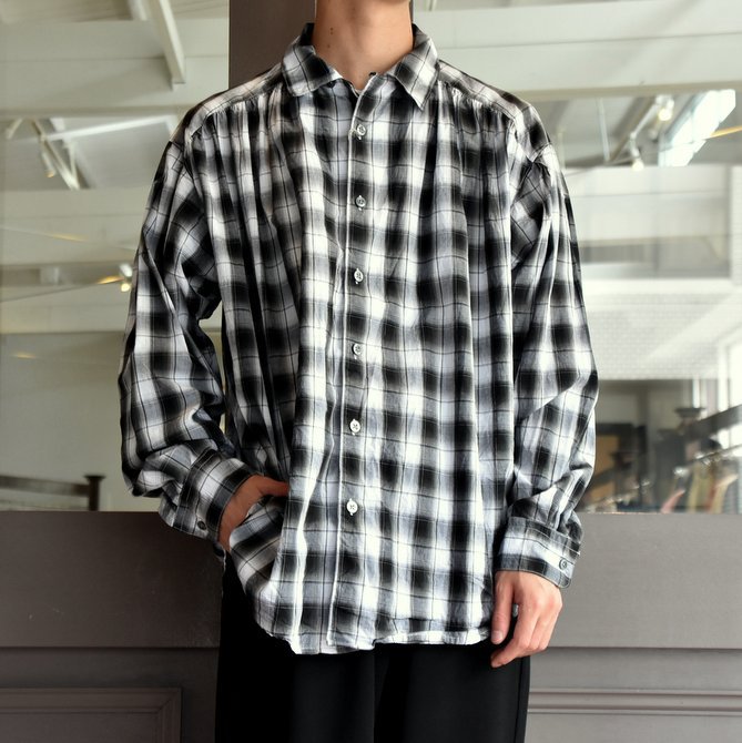 【2019 AW】AiE(エーアイイー) PAINTER SHIRT-SHADOW PLAID- FK467(1)