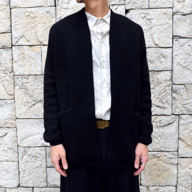 【2019 AW】 too good(トゥーグッド) / THE POET CARDIGAN CASHMERE WOOL KNIT-FLINT- #61101210(1)