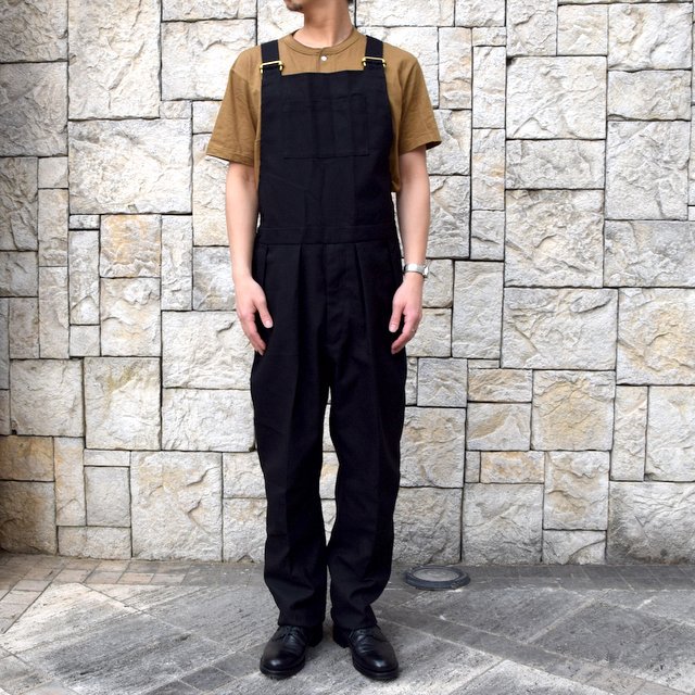 【2020 SS】NEAT(ニート)/ HOPSACK ''OVERALL'' -BLACK- #20-01HSO-BK(1)