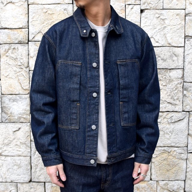 【2020 SS】 AURALEE(オーラリー)/ HARD TWIST DENIM BLOUZON -INDIGO- #A20SB01DM(1)