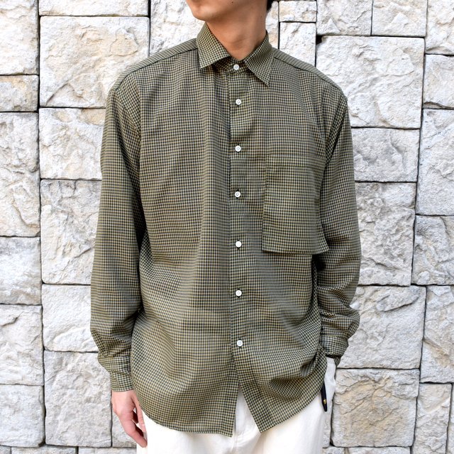 【2020 SS】YOKE(ヨーク)/ OVERSIED CHECK SHIRTS -YELLOW- #YK20SS0088SH(1)