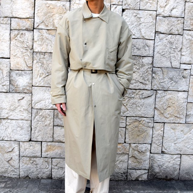 【2020 SS】YOKE(ヨーク)/ DETACHABLE DUSTER COAT -BEIGE- #YK20SS0090C(1)