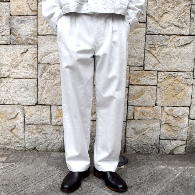 【2020 SS】YOKE(ヨーク)/ 2TUCK WIDE TROUSERS -2色展開- #YK20SS0105P(1)