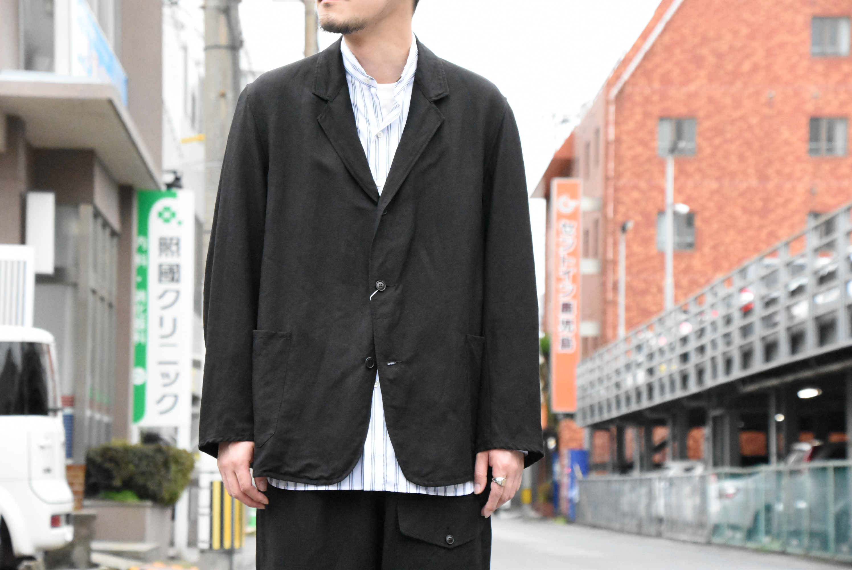【2020 SS】COMOLI (コモリ) ヴィスコースリネンジャケット#R01-01008(1)