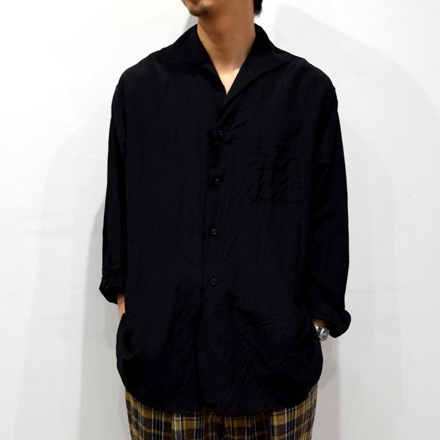 【2020 SS】KAPTAIN SUNSHINE (キャプテンサンシャイン)/ RIVIERA L/S SHIRT -BLACK- #KS20SSH03(1)