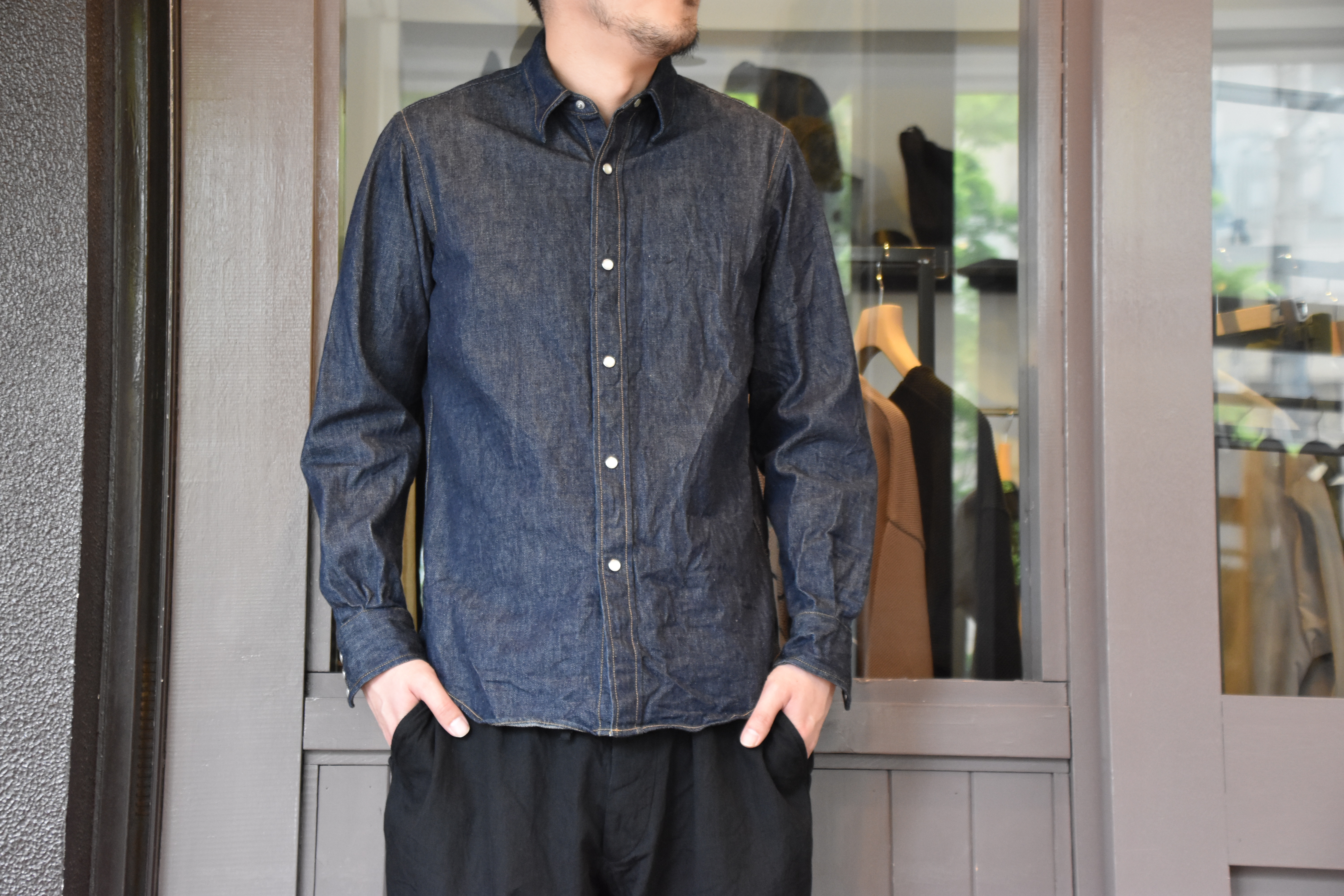【2020 SS】COMOLI (コモリ) デニムシャツ #N03-02006(1)