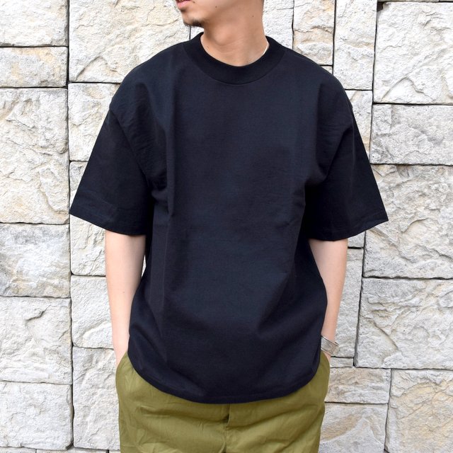 【2020 SS】AURALEE(オーラリー)/ STAND UP TEE -BLACK- #A20ST01SU(1)