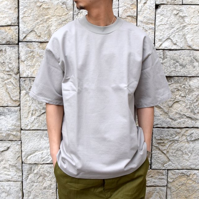 【2020 SS】AURALEE(オーラリー)/ STAND UP TEE -PALE GRAY- #A20ST01SU(1)