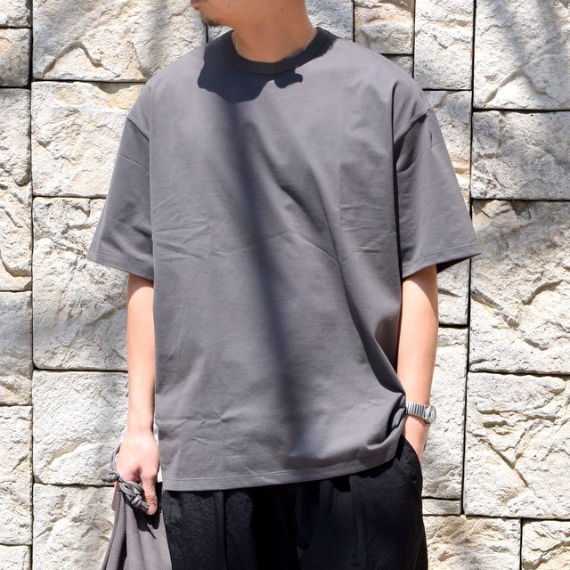 【2020 SS】Graphpaper (グラフペーパー)/ Jersey S/S Tee -GRAY- #GM201-70148B(1)