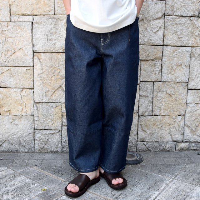 【2020】CAMIEL FORTGENS(カミエル フォートゲンス)/ AUBERGINE PANTS DENIM -DARK BLUE- #090507(1)