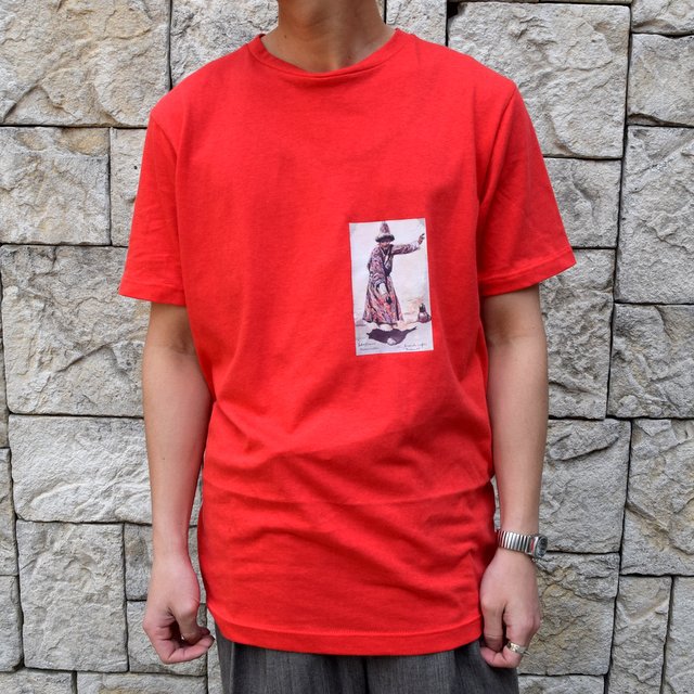 【2020 SS】FRANK LEDER(フランクリーダー)/ COTTON T-SHIRT -RED- #0839012-75(1)