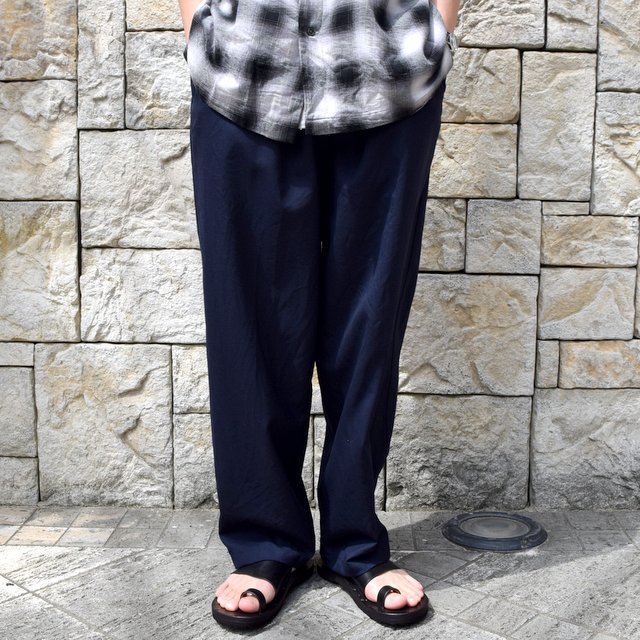 【2020 SS】holk (ホーク)/ カンフーパンツ -NAVY- #HOLK-401(1)