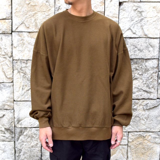 blurhms ROOTSTOCK(ブラームス) / Rough & Smooth Thermal -KHAKI BROWN-(1)
