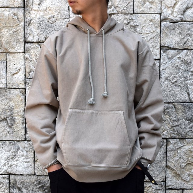 AURALEE(オーラリー)SUPER MILLED SWEAT P/O PARKA -KHAKI GRAY- #A20AP01SM(1)