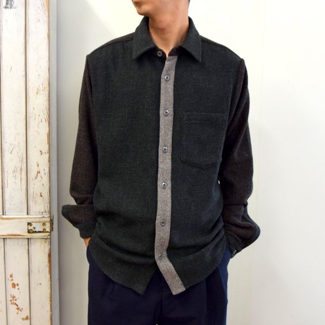 FRANK LEDER(フランクリーダー)/ VINTAGE FABRIC EDITION SHIRT -GREEN- #0126070(1)