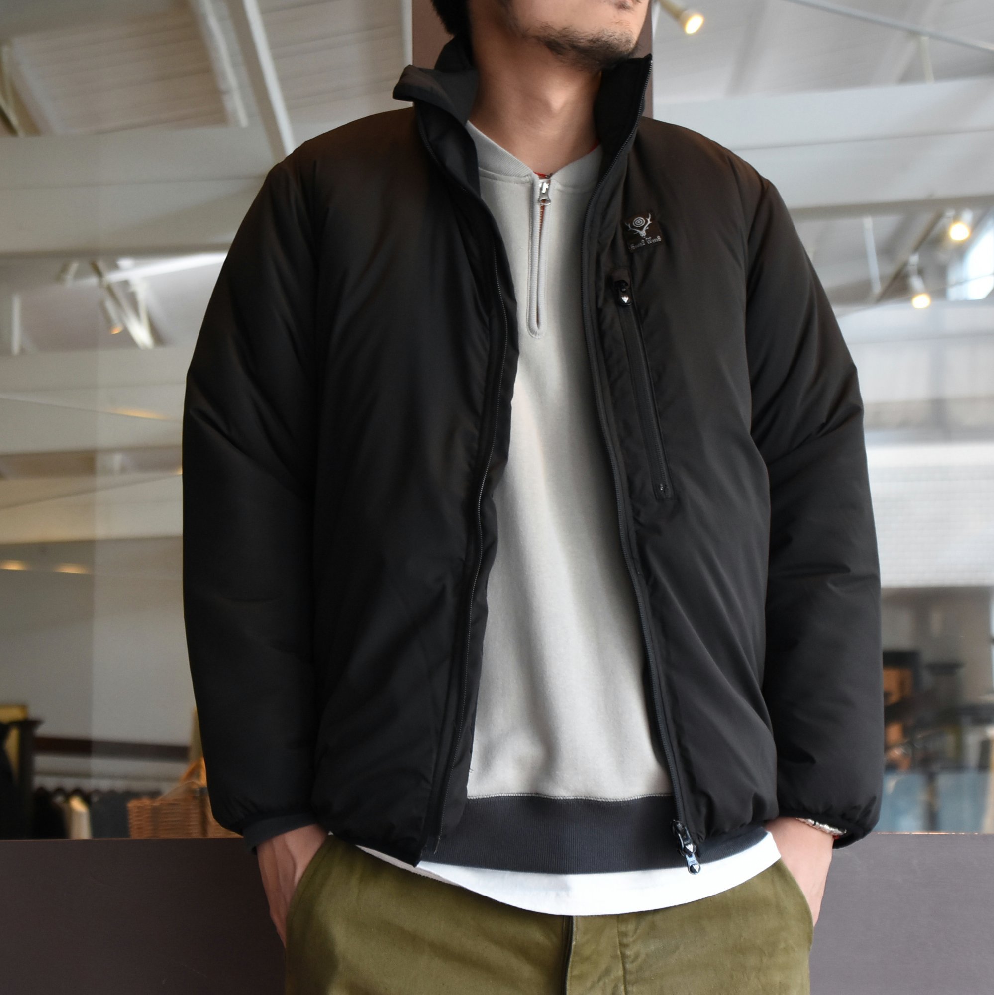 【2020】South2 West8(サウスツーウエストエイト)Insulator Jacket-Peach Skin-BLACK- #HM812(1)