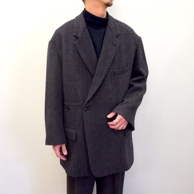【2020】YOKE(ヨーク)/ SHETLAND WOOL 11XL JACKET COAT -GLENCHECK- #YK20AW0131J(1)