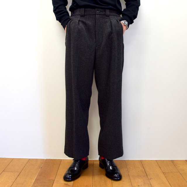 YOKE(ヨーク)/ SHETLAND WOOL FRENCH GURKHA TROUSERS -GLENCHECK- #YK20AW0132P(1)