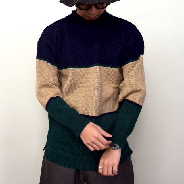 BROWN by 2-tacs (ブラウンバイツータックス)/ GUERNSEY WOOLLENS